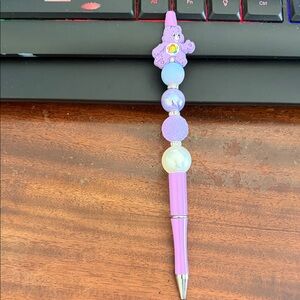 Purple Care Bear Decorative Pen